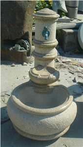 Yellow Granite Fountain