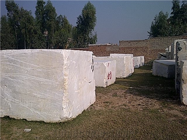 White Marble Blocks