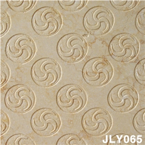 Cheap Decorative 3D CNC Stone Feature Wall Panel, SUNNY Beige Marble Wall Panel