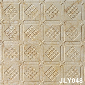 3D Abstract Marble Carving Wall Panel, Beige Marble Home Decor