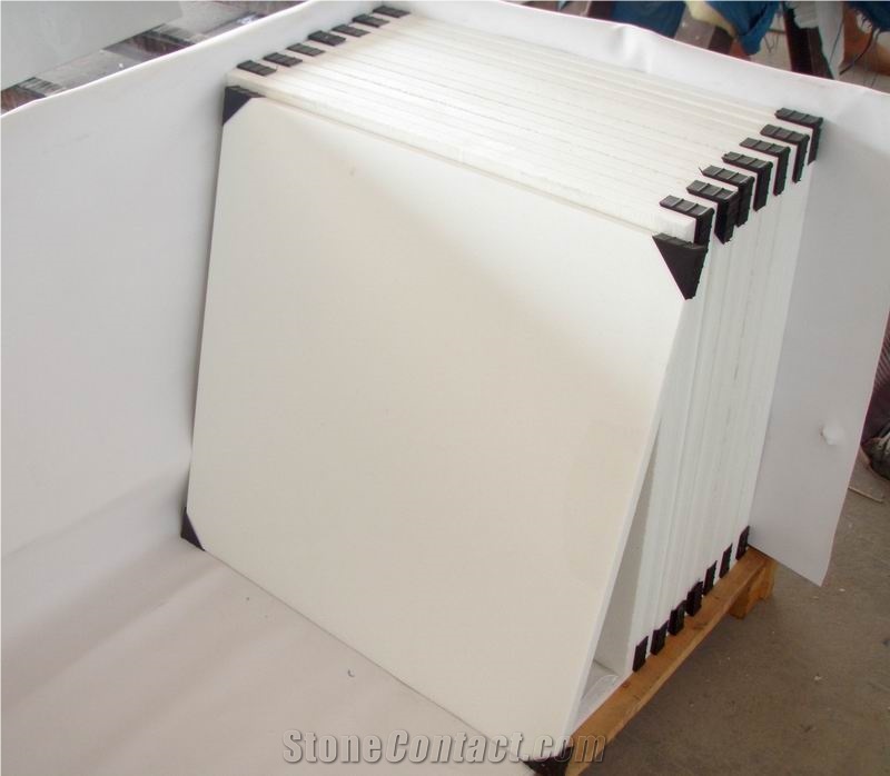 Crystal White Floor Tiles