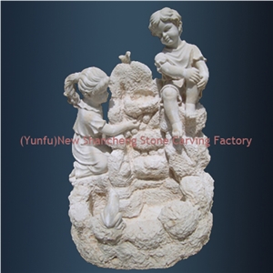 Outdoor/Indoor Water Spray Sculpture Stone Fountai, China White Marble Fountain Outdoor/Indoor Water Spray Sculpture Stone Fountai, China White Marble Fountain