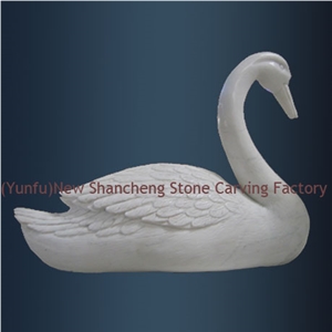 White Marble Animal Sculpture
