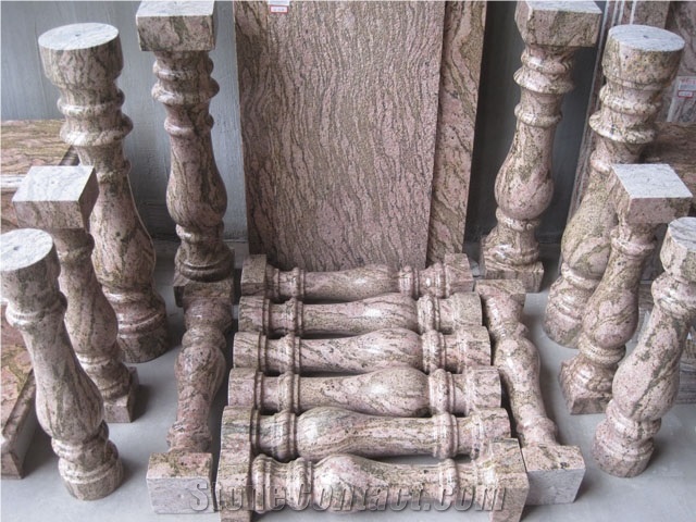 Red Dragon Granite Balustrade