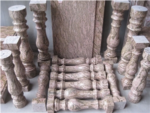 Red Dragon Granite Balustrade Red Dragon Granite Balustrade