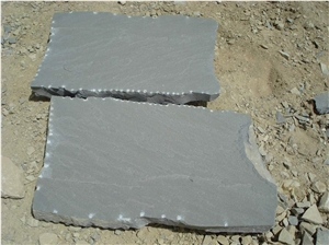 Landscaping Stones, Hand Made Solution, Mashriq Grey Sandstone Cobble, Pavers