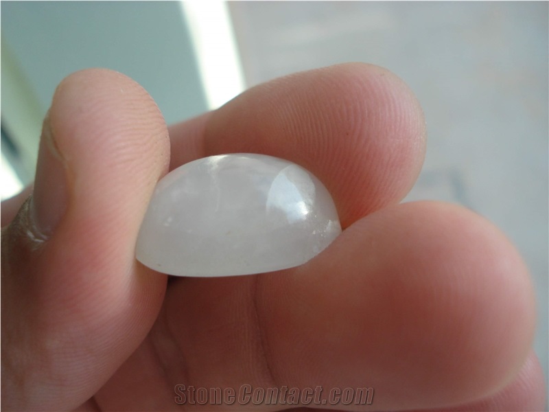 Milky White Agate