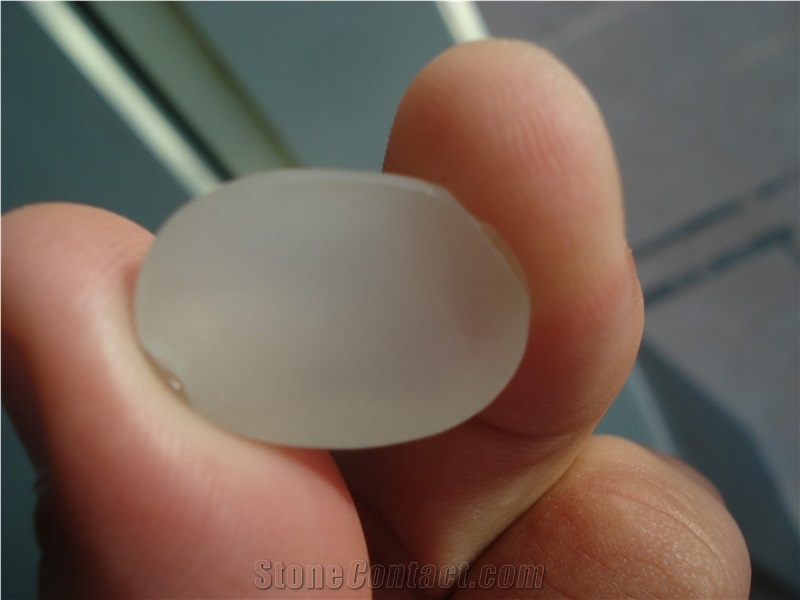 Milky White Agate