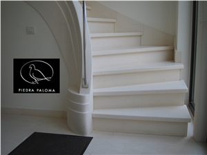 Piedra Paloma Stairs, Escaleras, Escaliers, White Limestone Stairs & Steps Spain