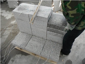 Pink Granite Flamed Paving Tiles in Stock