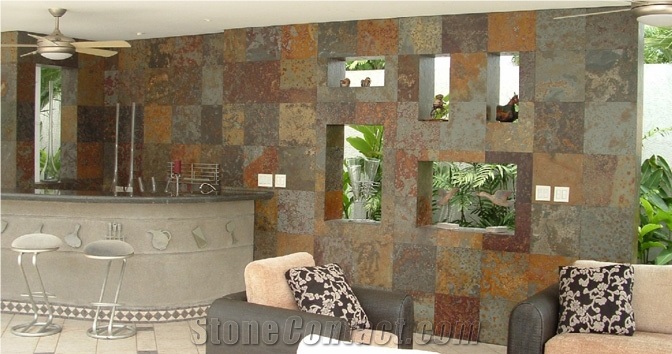 Ardosia Multicolor Slate Wall Tile