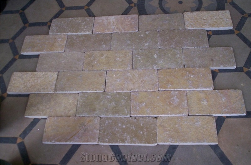 Yellow Limestone, Tendur Yellow Stone, Limestone Y Slabs & Tiles