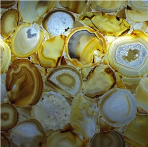 Semi Precious Stone Agate Slab