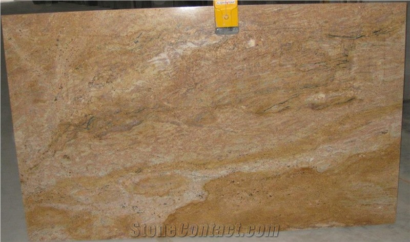 Madura Gold Granite Slabs & tiles, India Yellow Granite polished floor covering tiles, walling tiles 