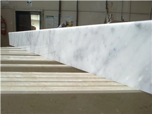 Skirting Bianco Carrara, Bianco Carrara Unito D Marble Slabs