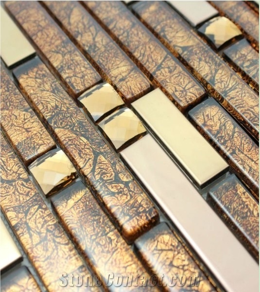 Backsplash Metal Mosaic Tile