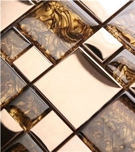 Backsplash Metal Mosaic Tile