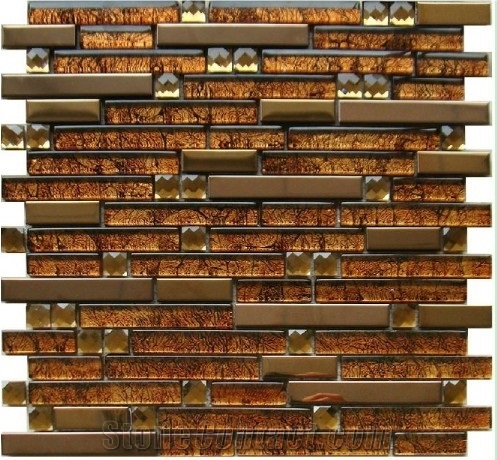 Backsplash Metal Mosaic Tile