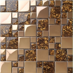 Backsplash Metal Mosaic Tile