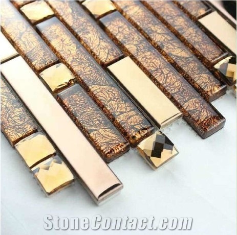Backsplash Metal Mosaic Tile