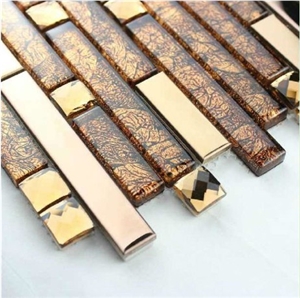 Backsplash Metal Mosaic Tile