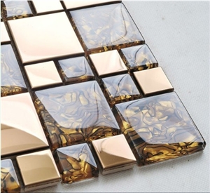 Backsplash Metal Mosaic Tile