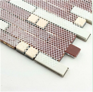 Backsplash Metal Mosaic Tile