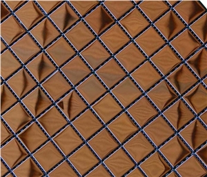 Mosaic, Backsplash Metal Mosaic Tile
