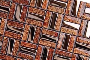 Mosaic, Backsplash Metal Mosaic Tile