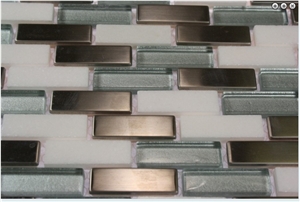 Mosaic, Backsplash Metal Mosaic Tile