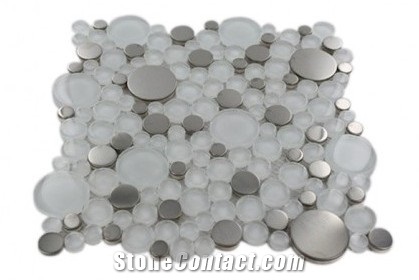 Mosaic, Backsplash Metal Mosaic Tile