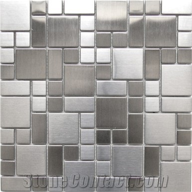Mosaic, Backsplash Metal Mosaic Tile