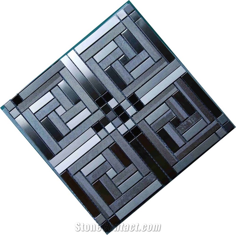 Mosaic, Backsplash Metal Mosaic Tile