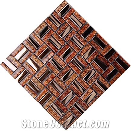 Mosaic, Backsplash Metal Mosaic Tile
