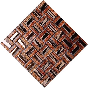 Mosaic, Backsplash Metal Mosaic Tile