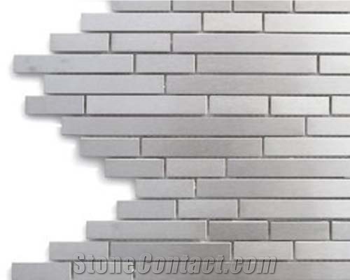 Mosaic, Backsplash Metal Mosaic Tile