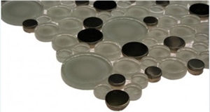 Mosaic, Backsplash Metal Mosaic Tile