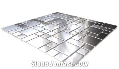Mosaic, Backsplash Metal Mosaic Tile