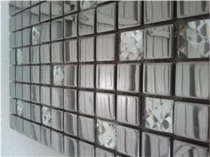 Mosaic, Backsplash Metal Mosaic Tile