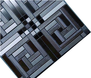Mosaic, Backsplash Metal Mosaic Tile