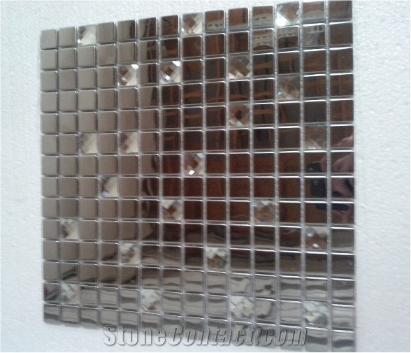 Mosaic, Backsplash Metal Mosaic Tile