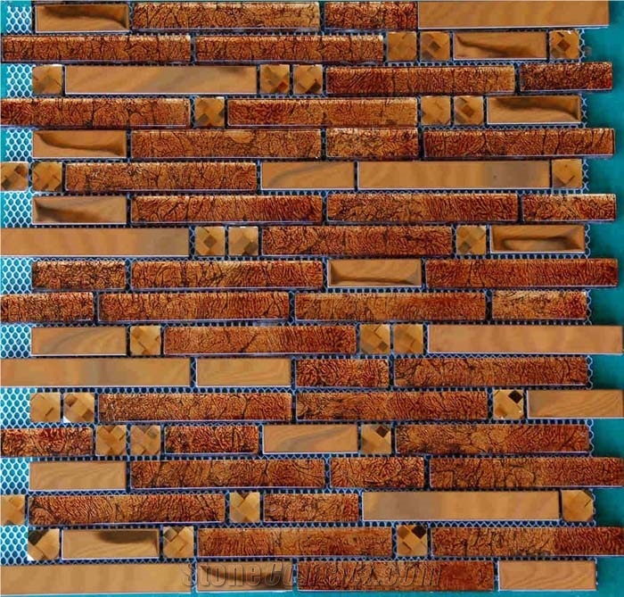 Mosaic, Backsplash Metal Mosaic Tile