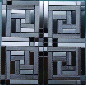 Mosaic, Backsplash Metal Mosaic Tile