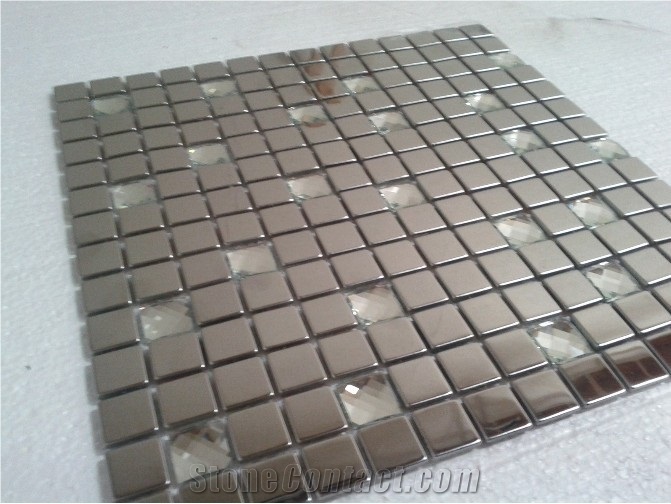 Mosaic, Backsplash Metal Mosaic Tile