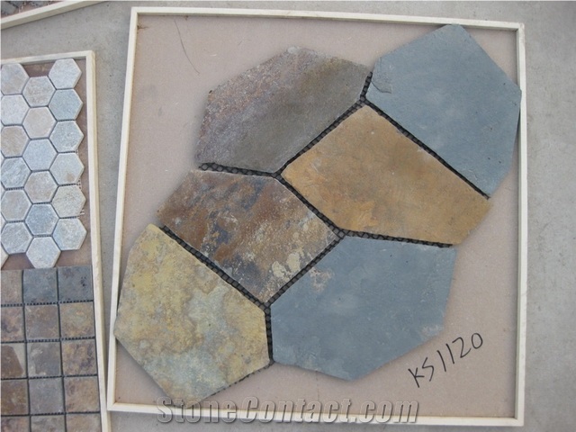Natural Rusty Slate Tile, Slate Floor Tiles, Slate Wall Tiles