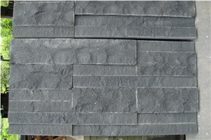 Black Split Basalt-Micro Holes, Hainan Black Basalt Cultured Stone