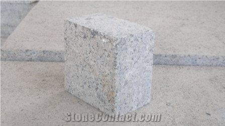 Cobble Stone, Landscaping Stones, Natanz White Granite