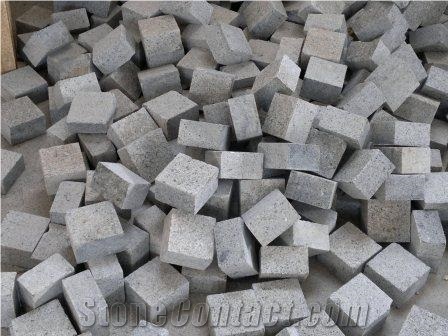 Cobble Stone, Landscaping Stones, Natanz White Granite