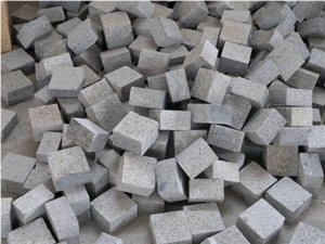 Cobble Stone, Landscaping Stones, Natanz White Granite