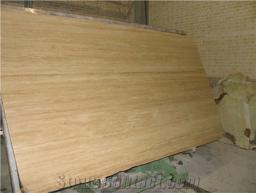 Light Beige-Takab, Takab Beige Travertine Slabs